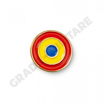Insigna tricolor rotund