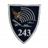 Emblema Brodată Brigada 243 Radioelectronică și Observare CALLATIS