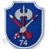 Emblema Brodată Regimentul 74 Patriot