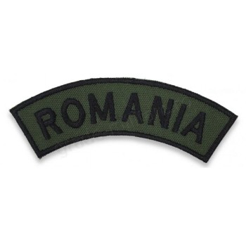 Ecuson semirotund Romania Khaki