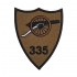 Emblema Brodată Batalion 335 Artilerie