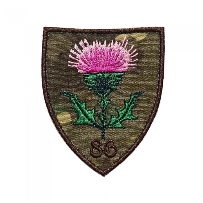 Emblema brodată Baza 86 Aeriană – Personalizat pentru membrii unității – Calitate premium – Epoleti.ro