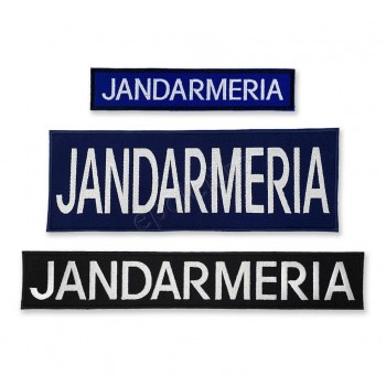 Emblema cu text "JANDARMERIA"