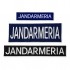 Emblema cu text "JANDARMERIA"