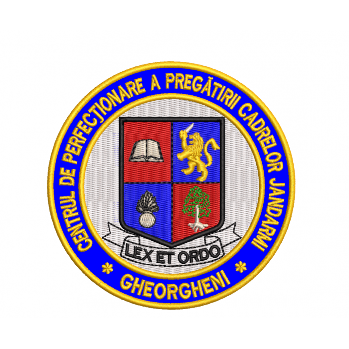 Emblema Centrul de Perfectionare a Pregatirii Cadrelor Jandarmi Gheorgheni