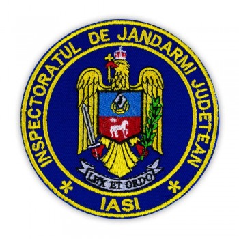 Emblema maneca inspectoratul judetean de jandarmi Iasi