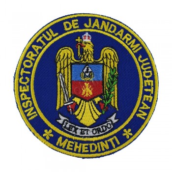 Emblema Inspectoratul de jandarmi judetean Mehedinti  , emblema IJJ Mehedinti 
