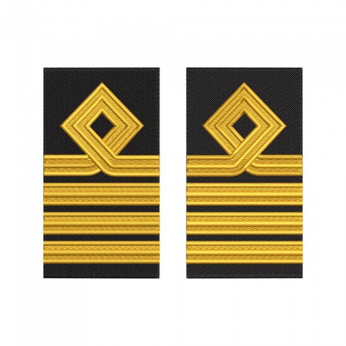 Epoleti Captain /Ofiter-clasa- marina comerciala romb