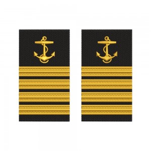 Epoleti – marina comerciala - Captain /Ofiter-clasa-I -ancora