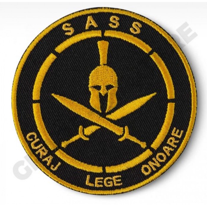 Emblemă SASS Penitenciar Brodată - Simbol al autorității pentru personalul SASS penitenciar | Epoleti.ro
