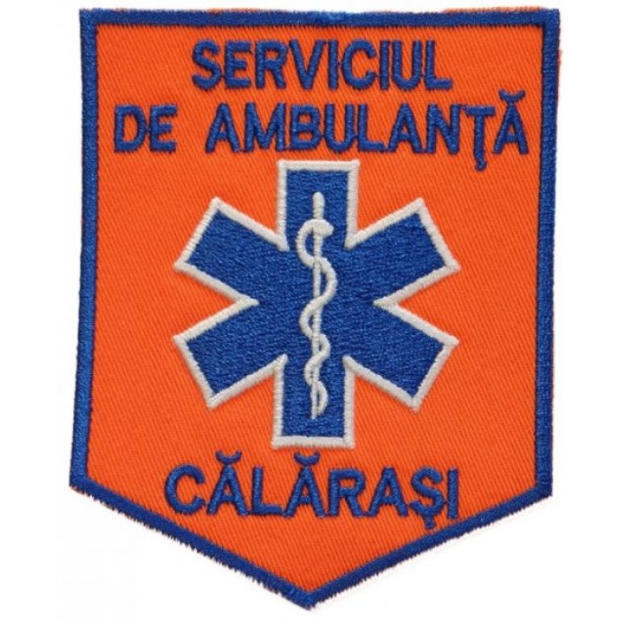 Emblema Ambulanță Manecă FN – Insigna pentru Personalul Ambulantei, Epoleti.ro
