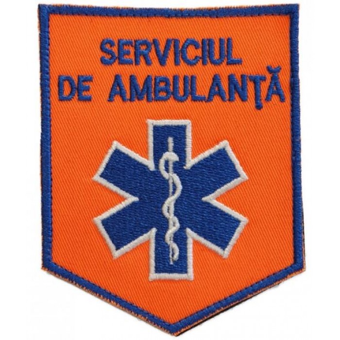 Emblema Ambulanță Manecă FN – Insigna pentru Personalul Ambulantei, Epoleti.ro